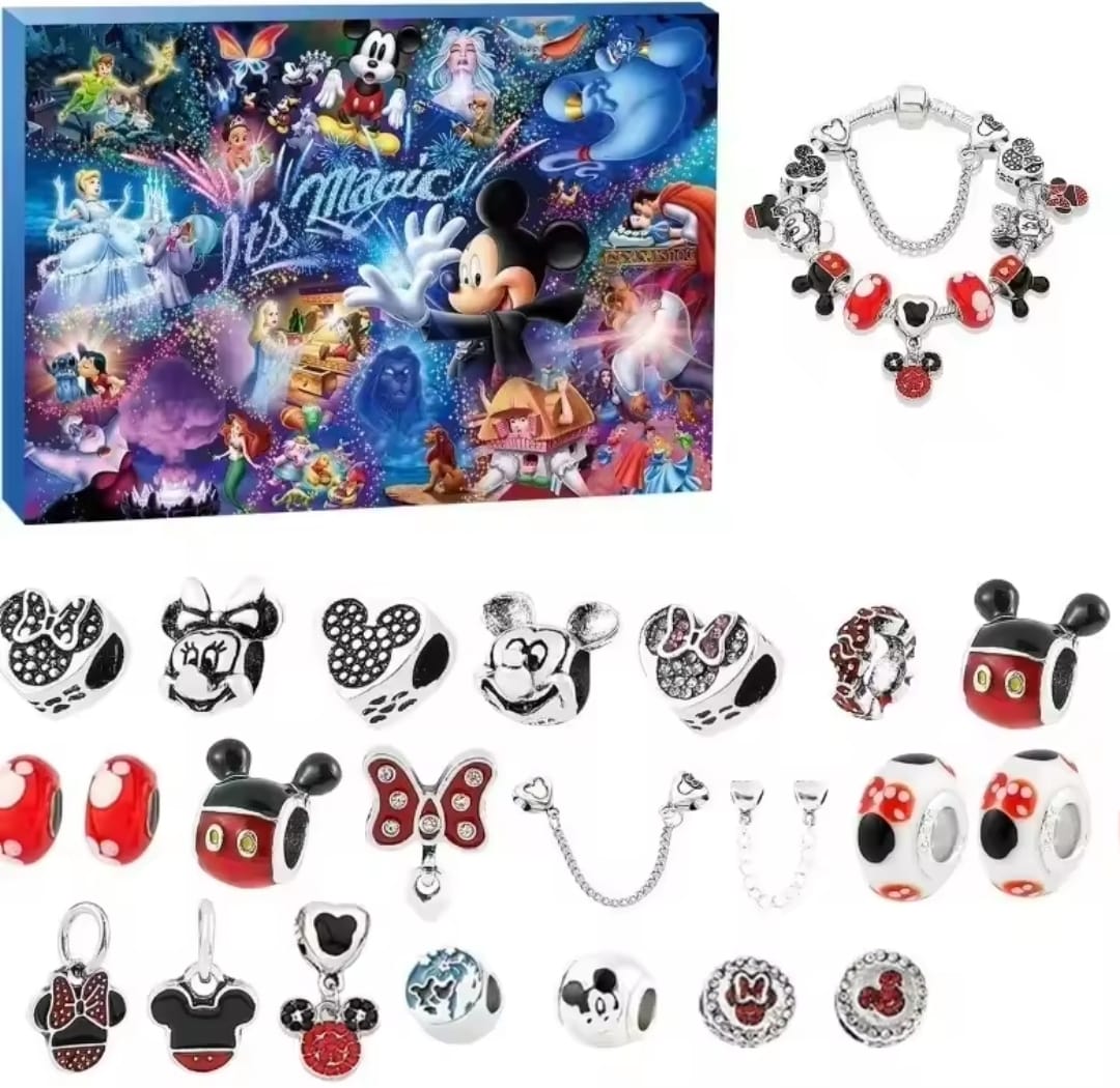 Calendario : 2 Pulseras + 24 Charms Sorpresa