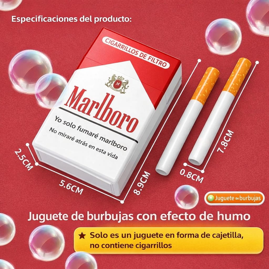 Cigarros de Burbujas Anti-Estrés