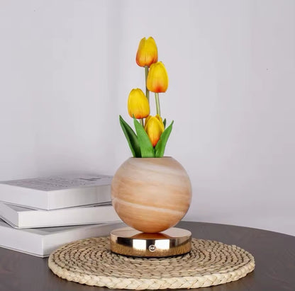 Jarrón de tulipanes 🌷
